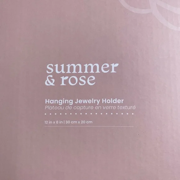 Summer & Rose Gold Jewelry Organizer NIB Jewelry Organizers